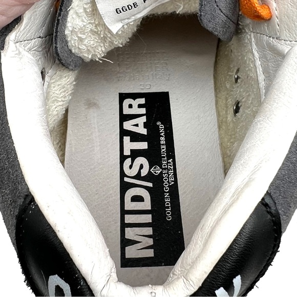 *EUC* Golden Goose Mid Star Gray Suede & White Star, Size 39 (9 US) - Picture 11 of 15